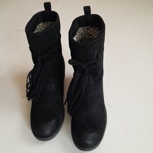 Billabong Monroe Vegan Suede Tassel Boot Women's Size 8